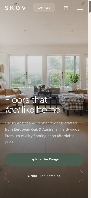 Skov Floors mobile